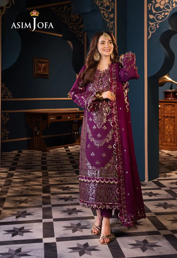 Fasana-E-Ishq Eid Luxury Lawn Collection by Asim Jofa