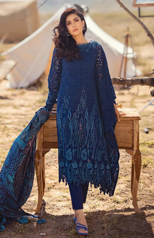 Mahiymaan Luxury Lawn Eid Edition 2024