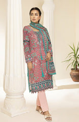 Alzohaib Printed Lawn With Fancy Doriya Dupatta-23 | CFD-23-18