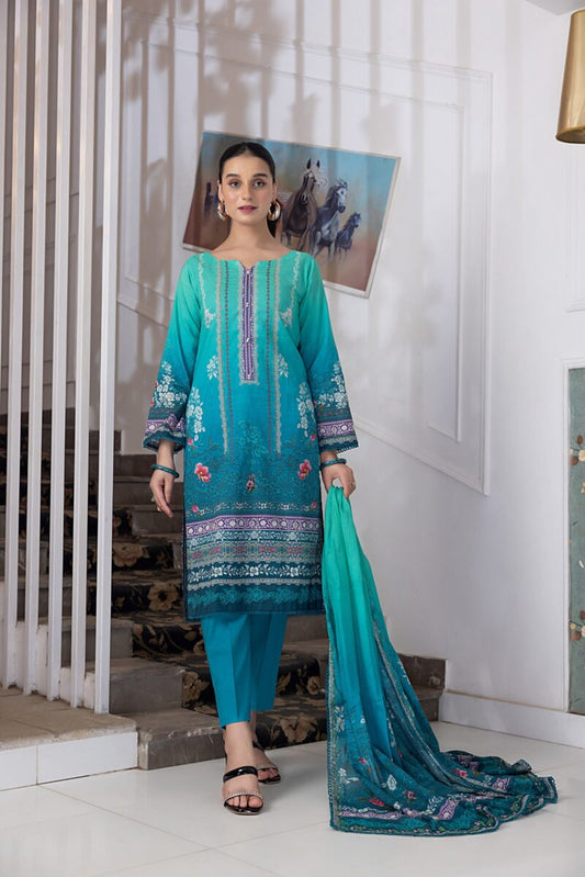 Regalia Lawn 2024 | Embroidered Salwar Kameez