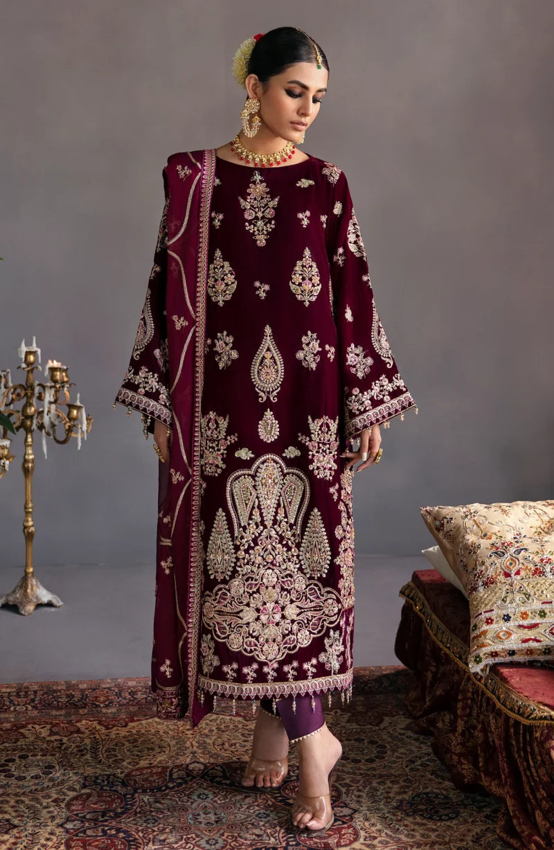 Emaan Adeel Makhmal Velvet Edition