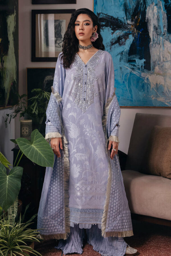 Nureh Maya Jacquard Embroidered Collection 23 | NJ-84