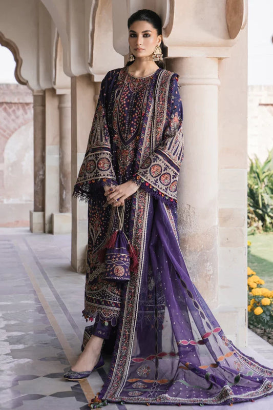 Shahkaar Luxury Lawn SS’24 by Jazmin x Baroque