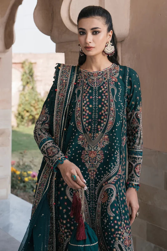 Shahkaar Luxury Lawn SS’24 by Jazmin x Baroque