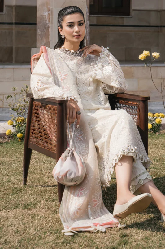 Shahkaar Luxury Lawn SS’24 by Jazmin x Baroque