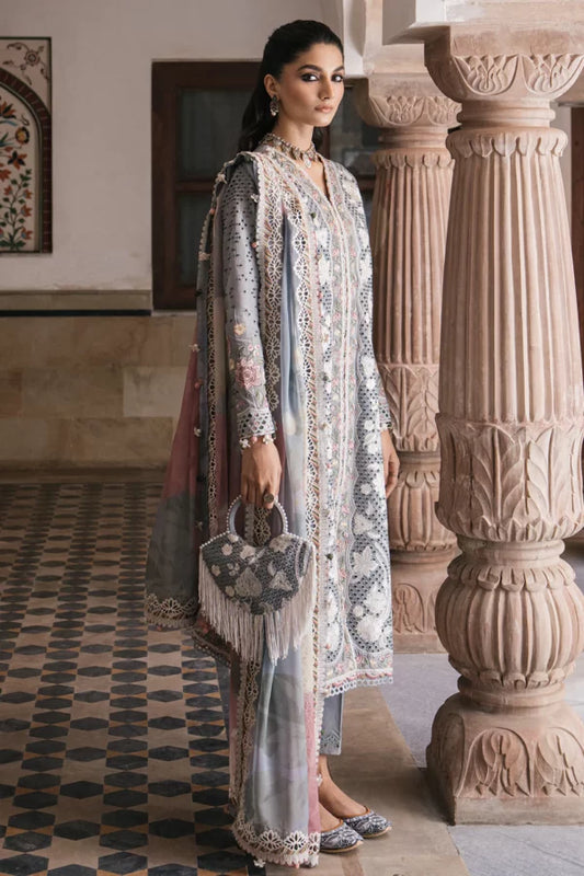 Shahkaar Luxury Lawn SS’24 by Jazmin x Baroque