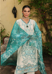 Luxe By Elaf Luxury Embroidered Collection 23| ELJ-05A ICEDREAM