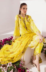 Sunshine Bloom Chikankari Lawn | Printkari Edition 2024 by Alzohaib