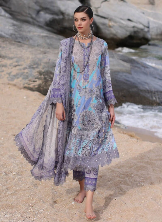 Charizma Reem Embroidered Luxury Lawn 2024