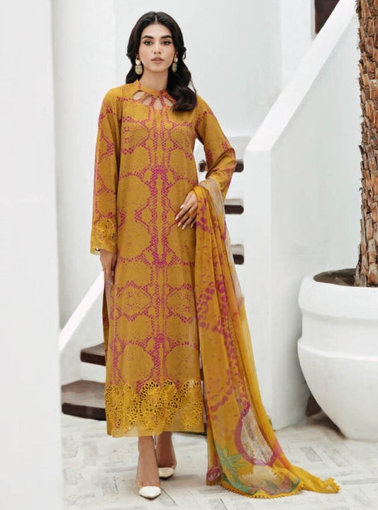 Charizma Reem Embroidered Luxury Lawn 2024