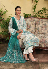 Luxe By Elaf Luxury Embroidered Collection 23| ELJ-05A ICEDREAM