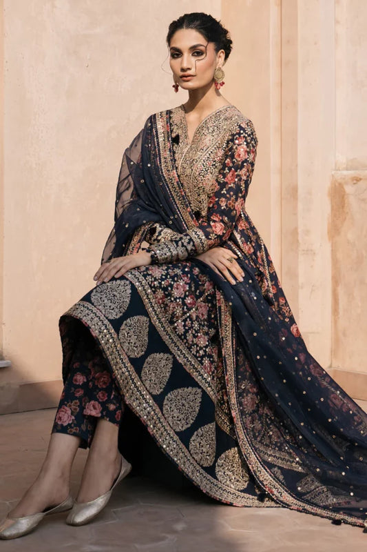 Shahkaar Luxury Lawn SS’24 by Jazmin x Baroque