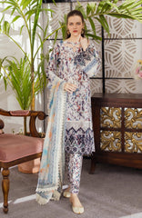 Sunshine Bloom Chikankari Lawn | Printkari Edition 2024 by Alzohaib