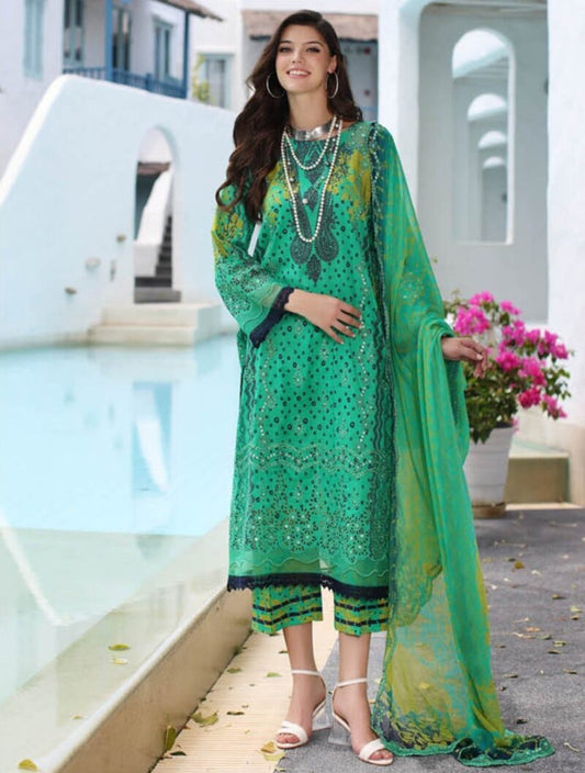 Charizma Reem Embroidered Luxury Lawn 2024