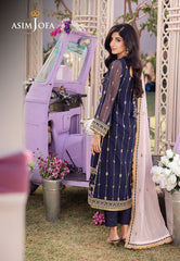 Dhanak Rang Embroidered Collection ’24 By Asim Jofa | AJCF-09