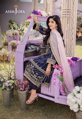 Dhanak Rang Embroidered Collection ’24 By Asim Jofa | AJCF-09