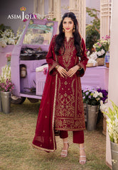 Dhanak Rang Embroidered Collection ’24 By Asim Jofa | AJCF-28