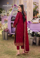 Dhanak Rang Embroidered Collection ’24 By Asim Jofa | AJCF-28