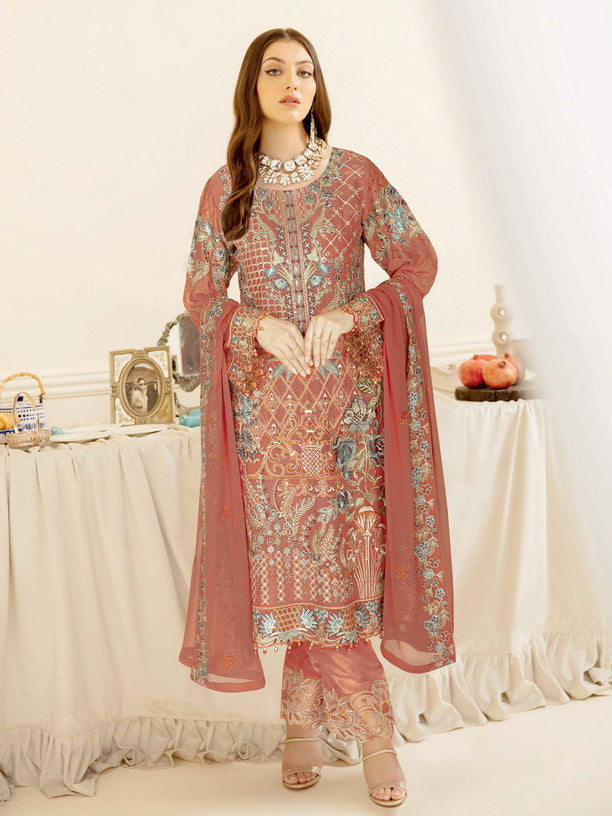 Ramsha Nayab Embroidered Chiffon