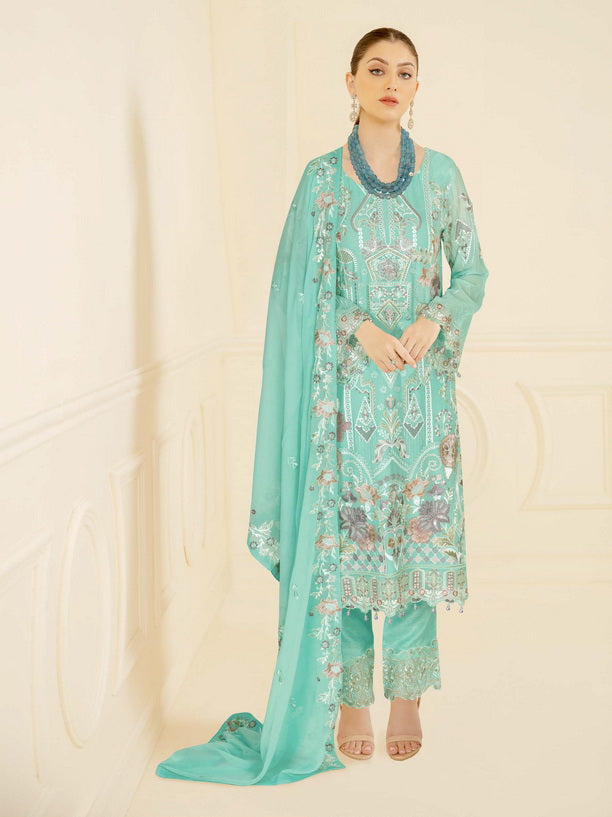 Ramsha Nayab Embroidered Chiffon