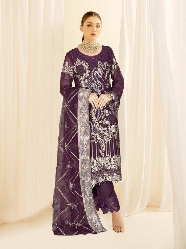 Ramsha Nayab Embroidered Chiffon