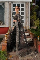 Qalamkar Wedding Formals | Bridal Collection 2024 | RF-08  | Black Saree