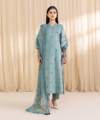 Turquoise Embroidered Salwar Kameez | 000RFEM24V26