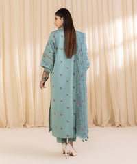 Turquoise Embroidered Salwar Kameez | 000RFEM24V26