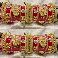 Rajwadi Peacock Chuda For Bride