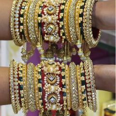 Royal Rajwadi Bridal Bangle Set