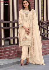 Organza Kameez with straight Pant