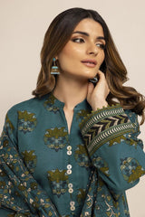 Khaadi Winter Story | 2023 Collection | ak231001_teal