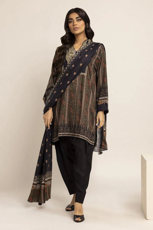 Khaadi Winter Story | 2023 Collection | ama231005_black