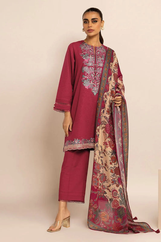 Khaadi Winter Story | 2023 Collection | bch231002_maroon