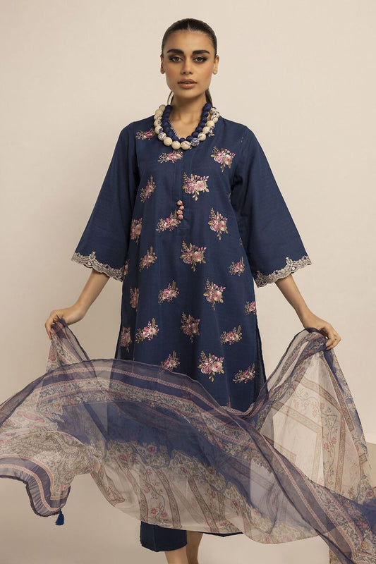 Khaadi Winter Story | 2023 Collection | bch231004_blue