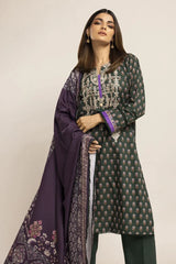 Khaadi Winter Story | 2023 Collection | bk231001_green