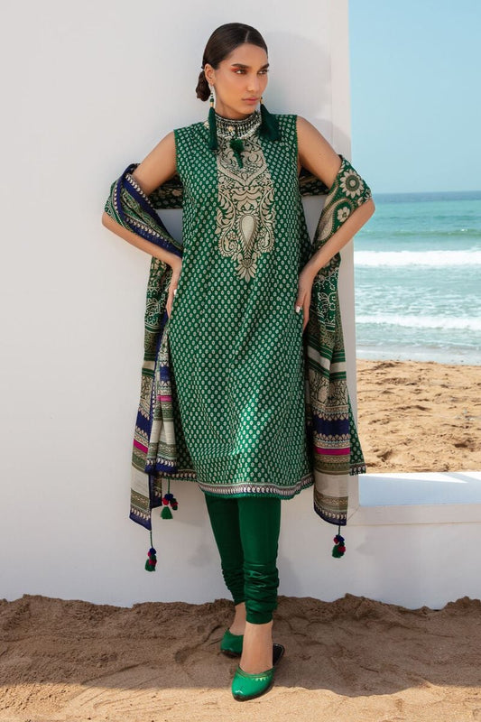 Khaadi Winter Story | 2023 Collection | blk231007_green