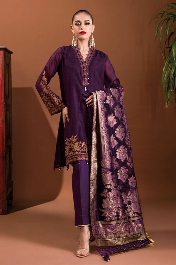 Khaadi Pre-Fall Latest Collection 2023 | bpo230604_purple