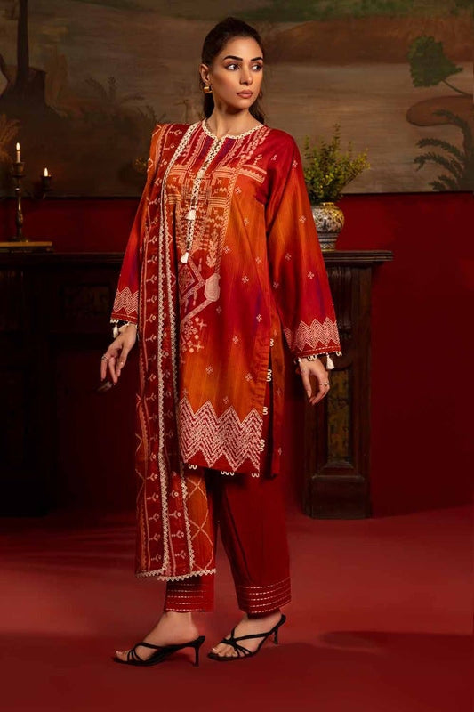 Gul Ahmed Red Lawn 2024