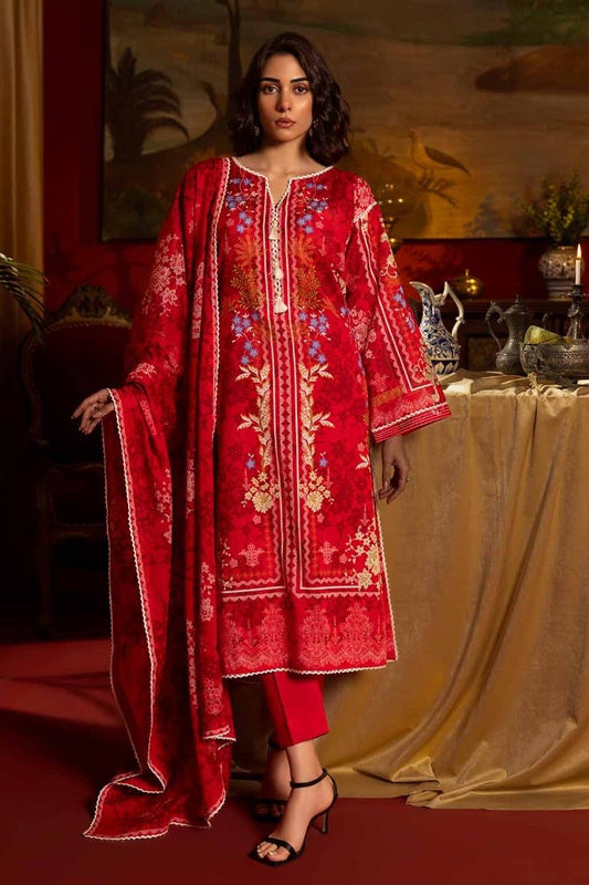 Gul Ahmed Red Lawn 2024