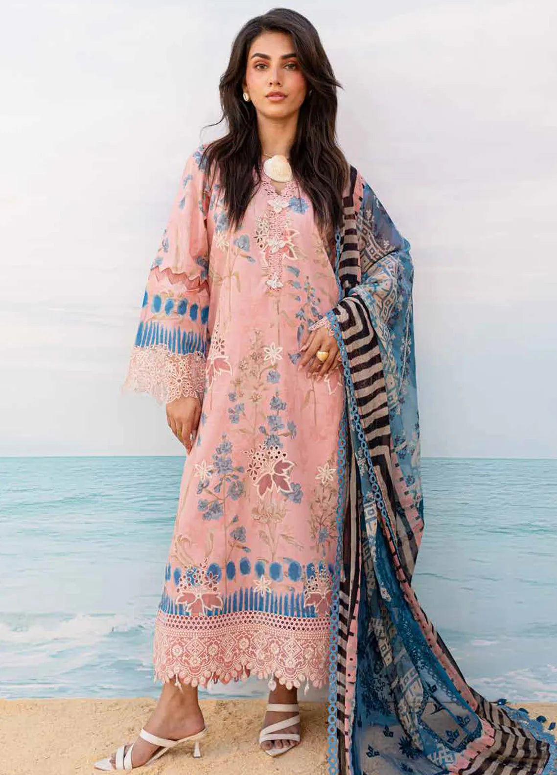 Gardenia By Nureh Embroidered Lawn | NS-132