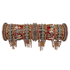 Best Rajwadi Bangle Set in Doli Design