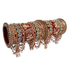 Best Rajwadi Bangle Set in Doli Design